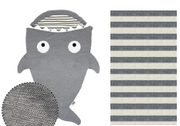 Baby Shark Sack - Denim - Stripes