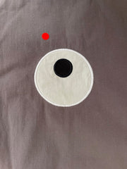 Saco Tiburón Gris para bebé - Fresas (Marcas exterior ojos)