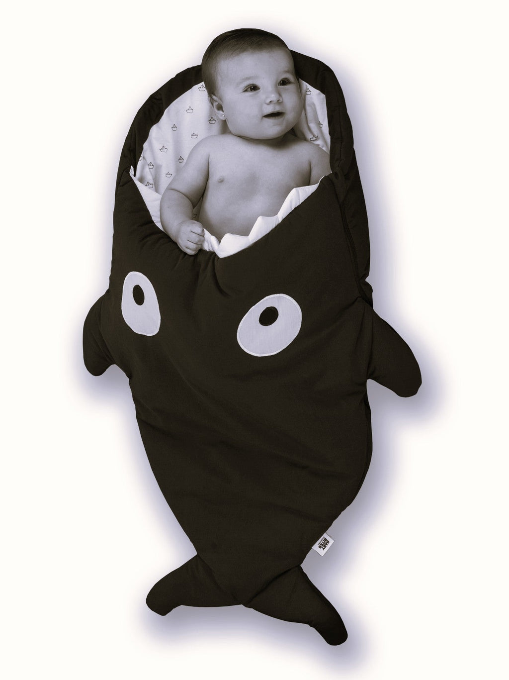 Baby Shark Sleeping Bag - Black - Penguins AW24