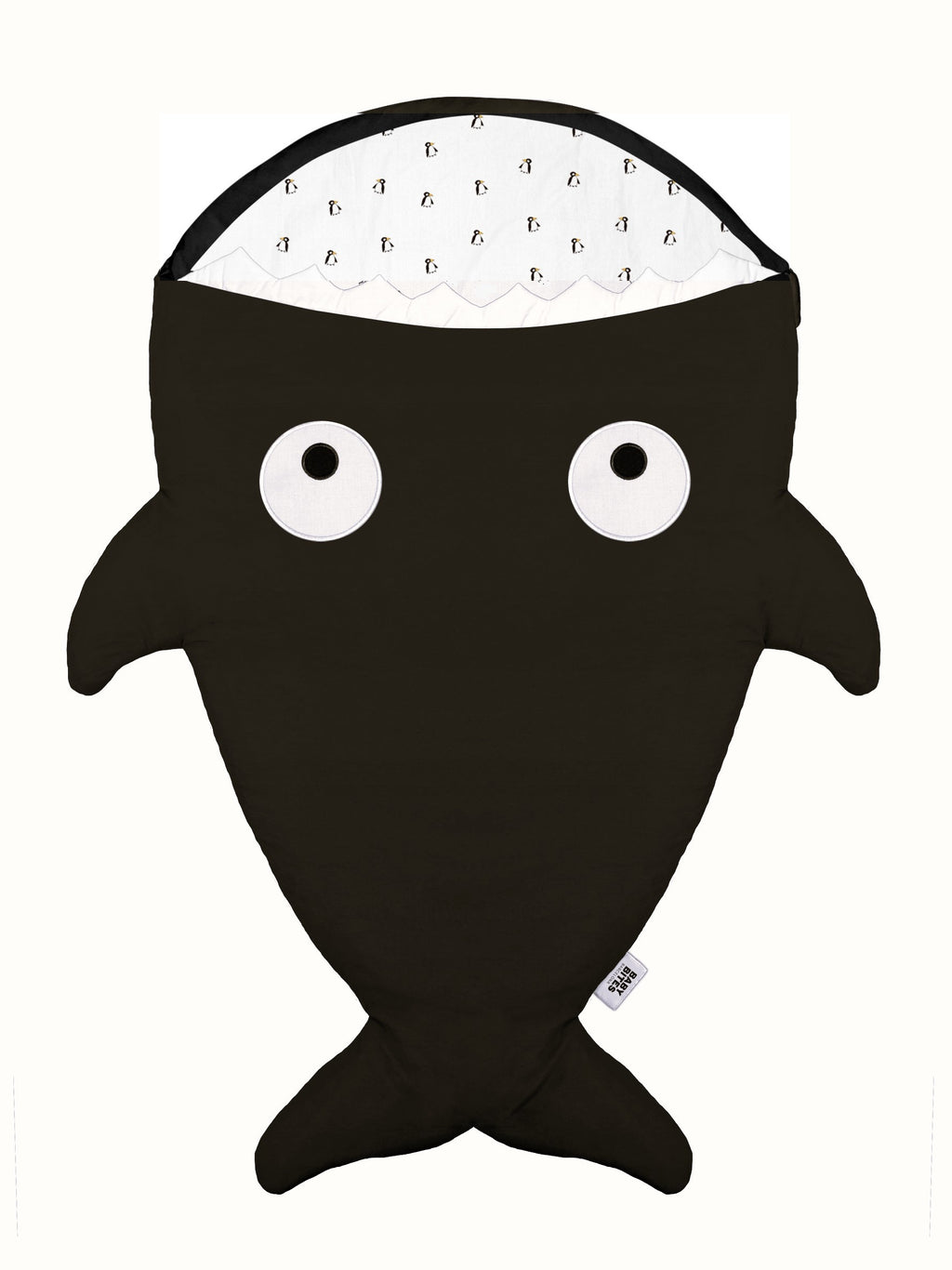 Baby Shark Sleeping Bag - Black - Penguins AW24
