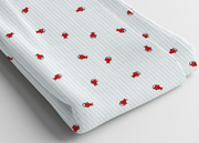 Mini Muslin 100% cotton - Sharky stripes print