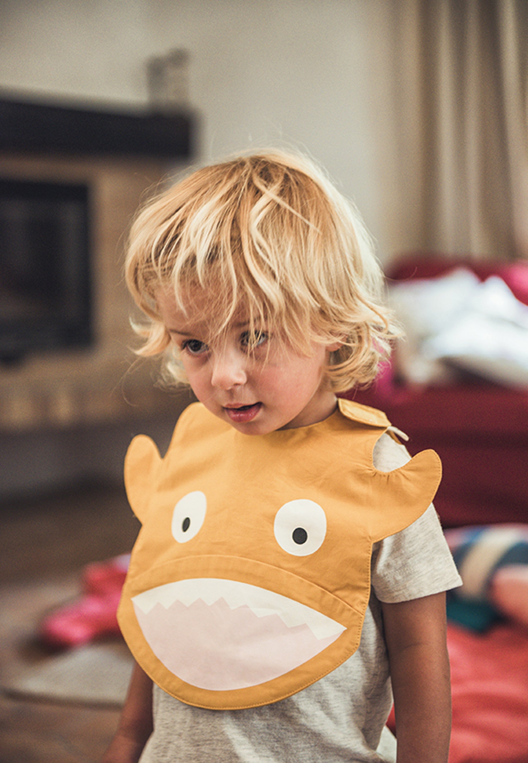 Yellow Shark Waterproof Bib