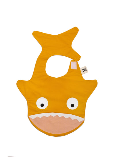 Babero impermeable Tiburón amarillo