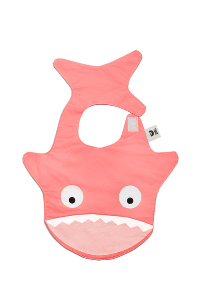 Babero impermeable Tiburón rosa