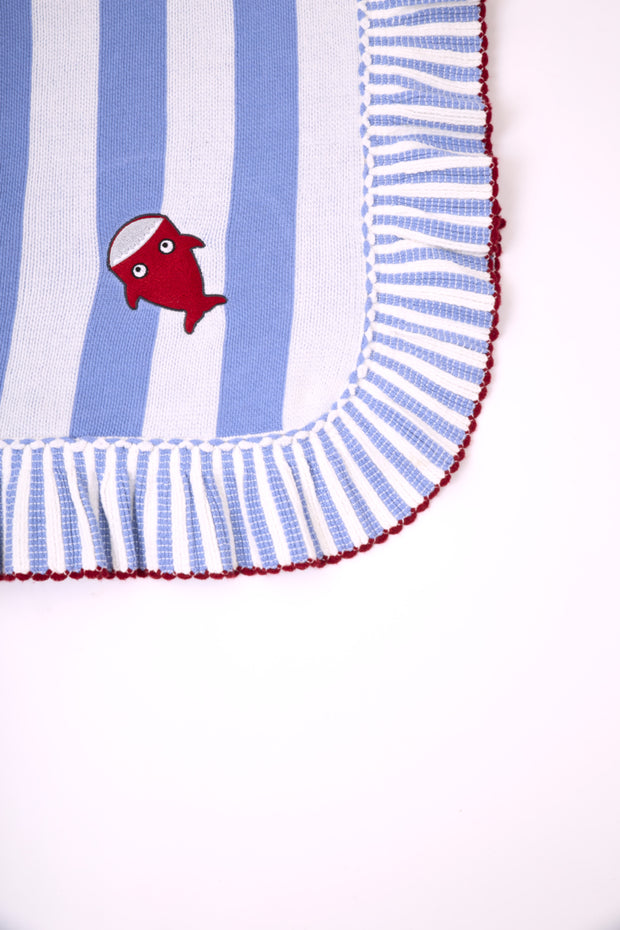 Manta 100% algodón - Sharky Stripes