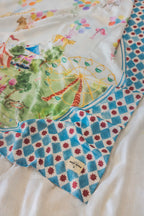 Mini Muslin 100% cotton - Cute bunnies print