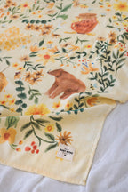 Mini Muslin 100% cotton - Cute bunnies print