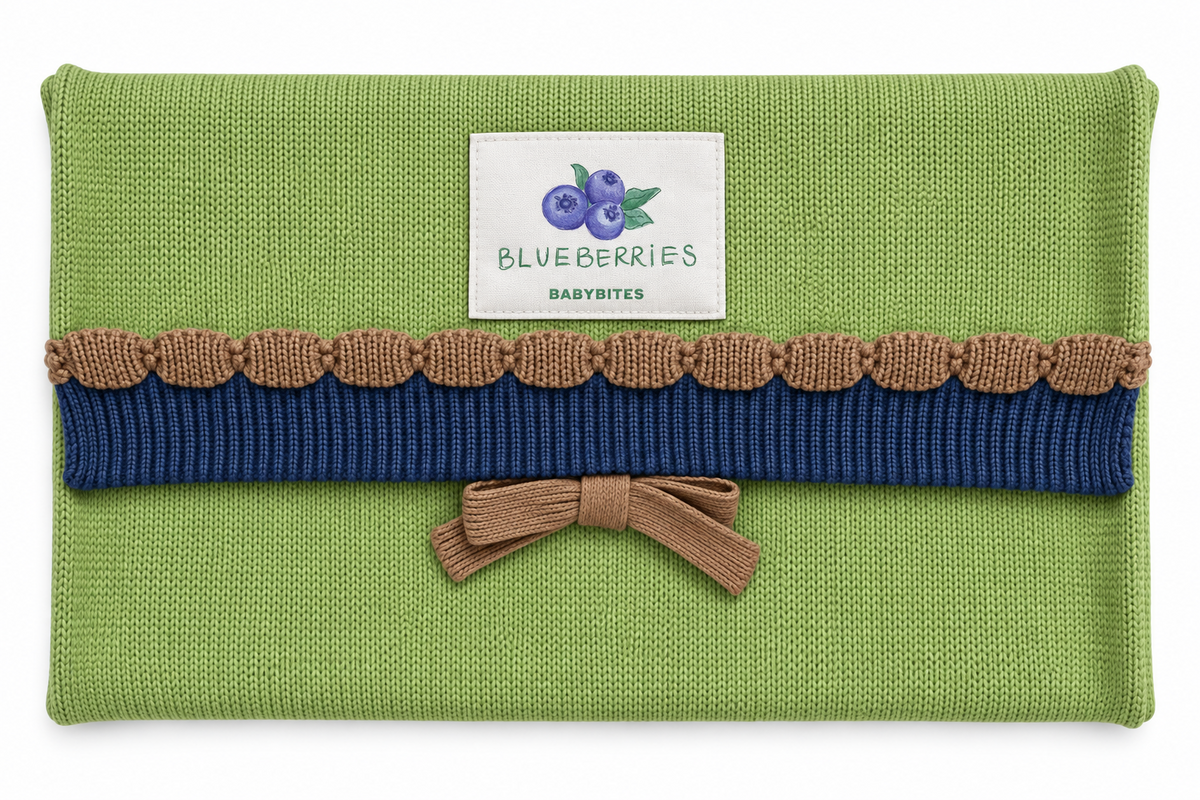 Blueberry Forest Knitted Toiletry Bag