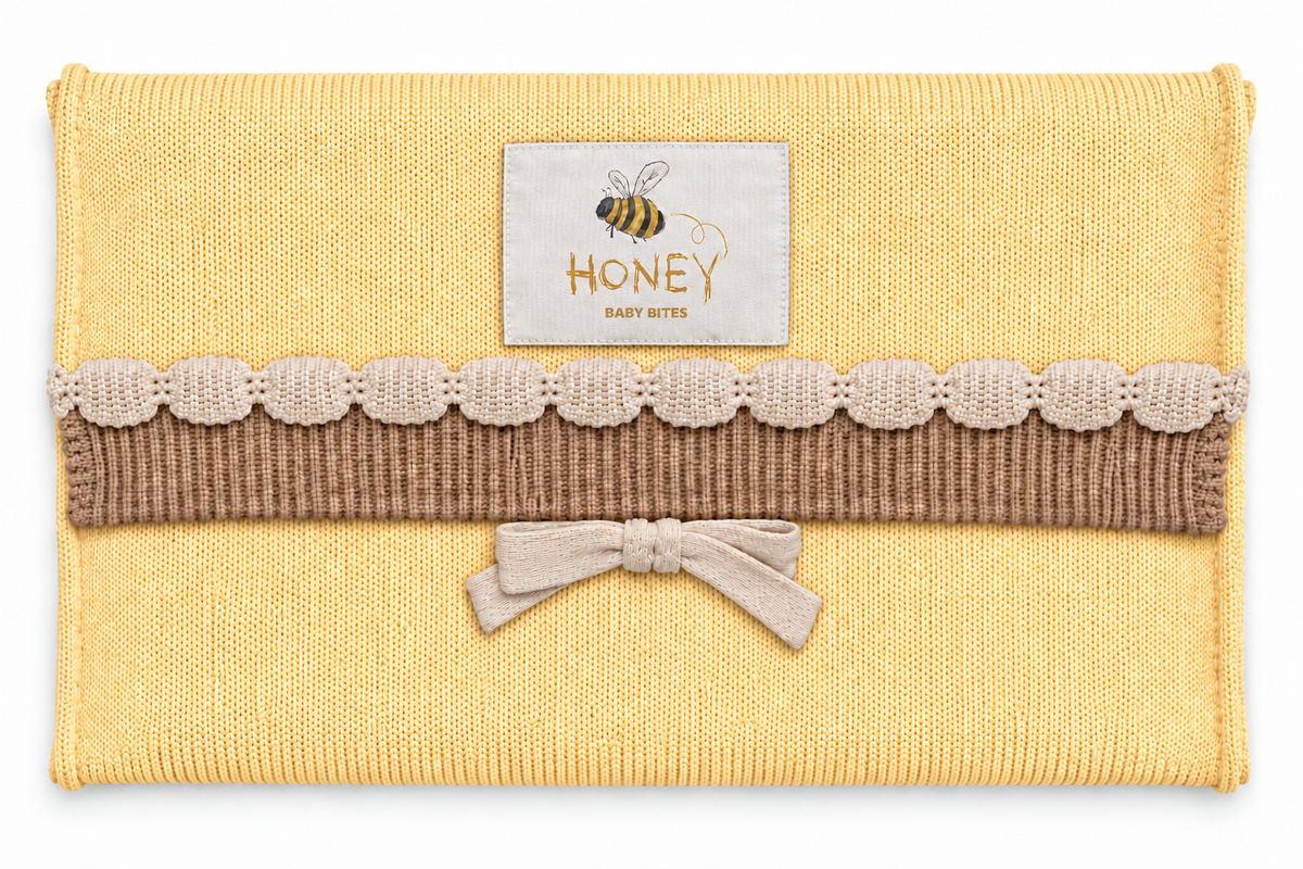 Honey Farm Knitted Toiletry Bag