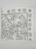 Chocolate Jungle Muslin Bambo