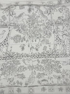 Chocolate Jungle Muslin Bambo
