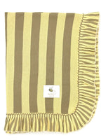 Honey Blanket Brown/Yellow 100%Algodon