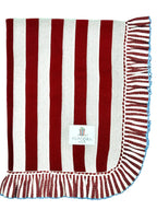 Circus blanket Red/White 100% Algodon