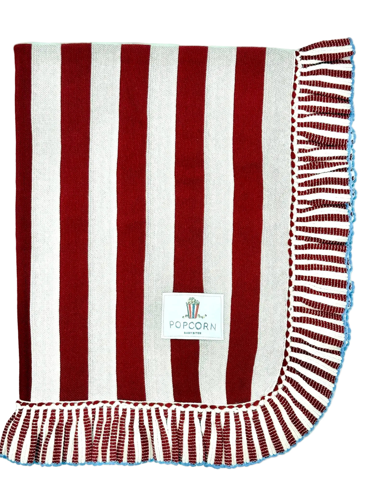 Circus blanket Red/White 100% Algodon