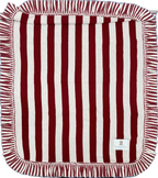 Circus blanket Red/White 100% Algodon