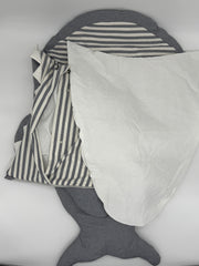 Baby Shark Sack - Denim - Stripes