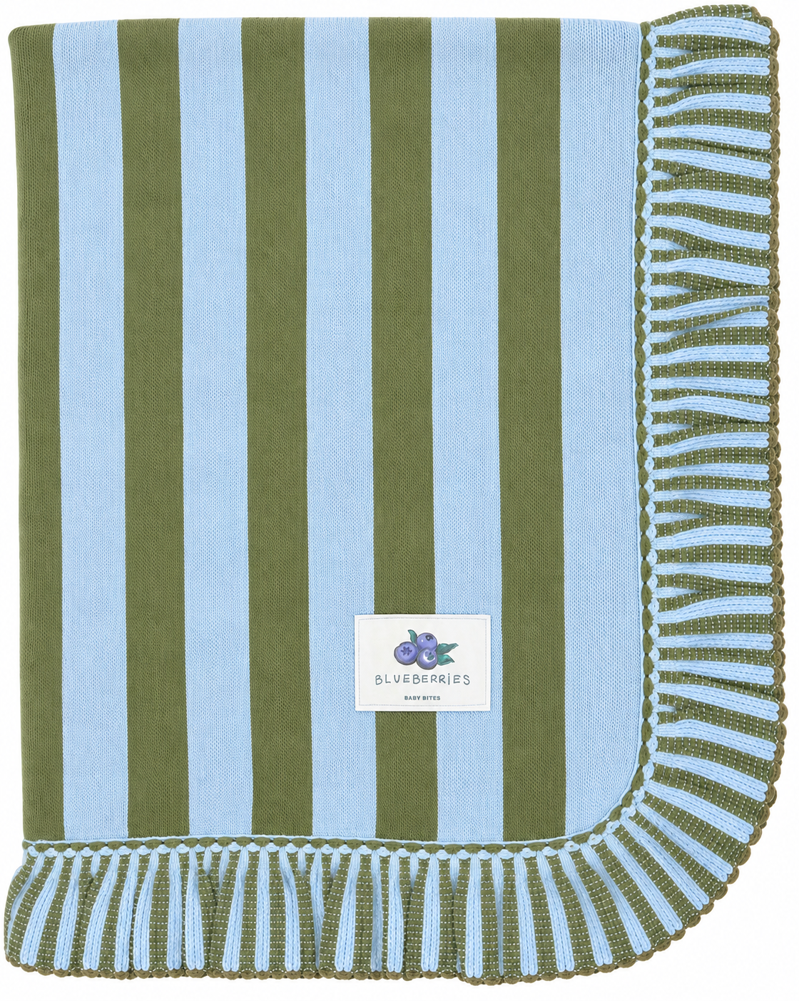Forest Blanket Green/Blue 100%Algodon