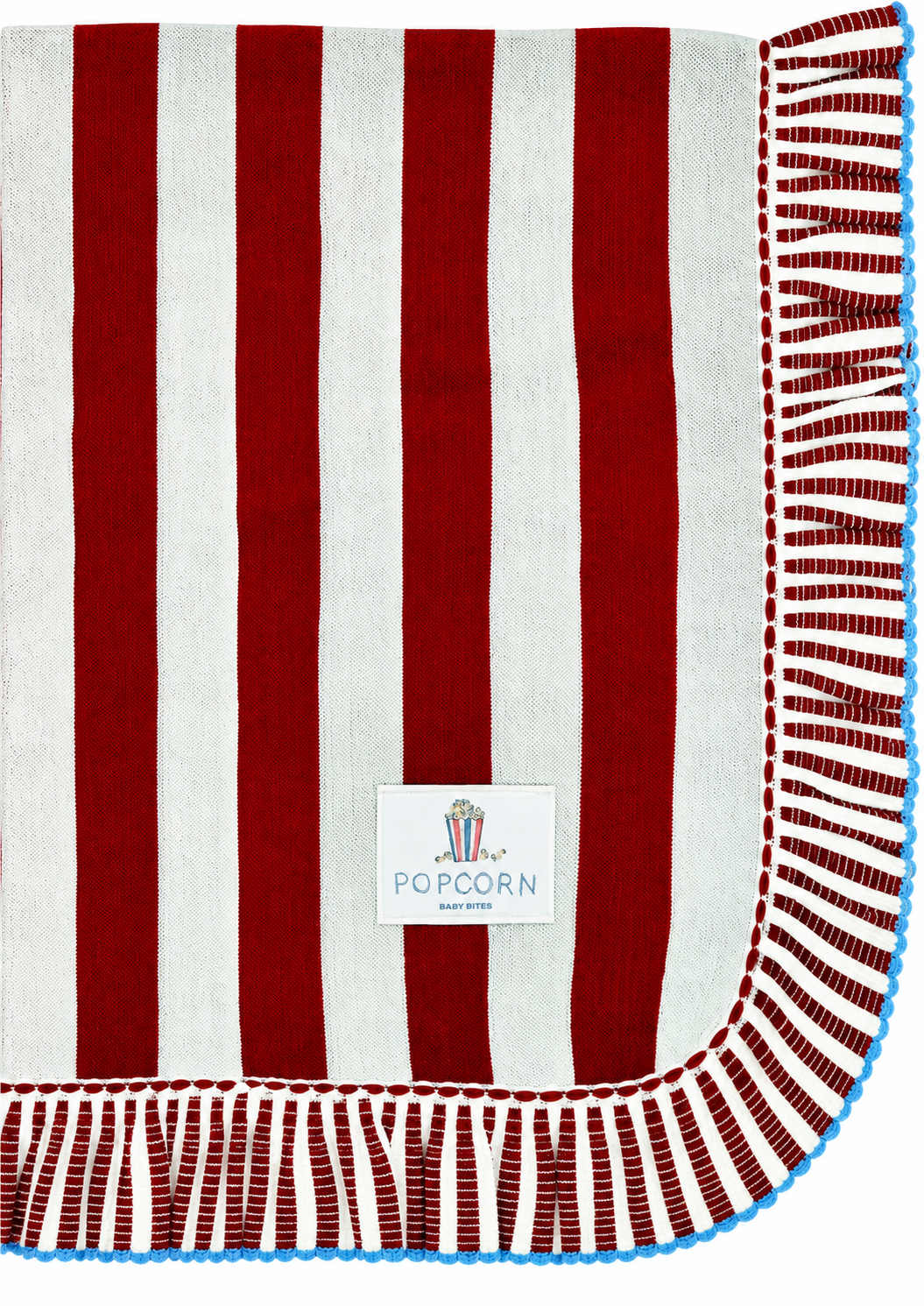 Circus blanket Red/White 100% Algodon