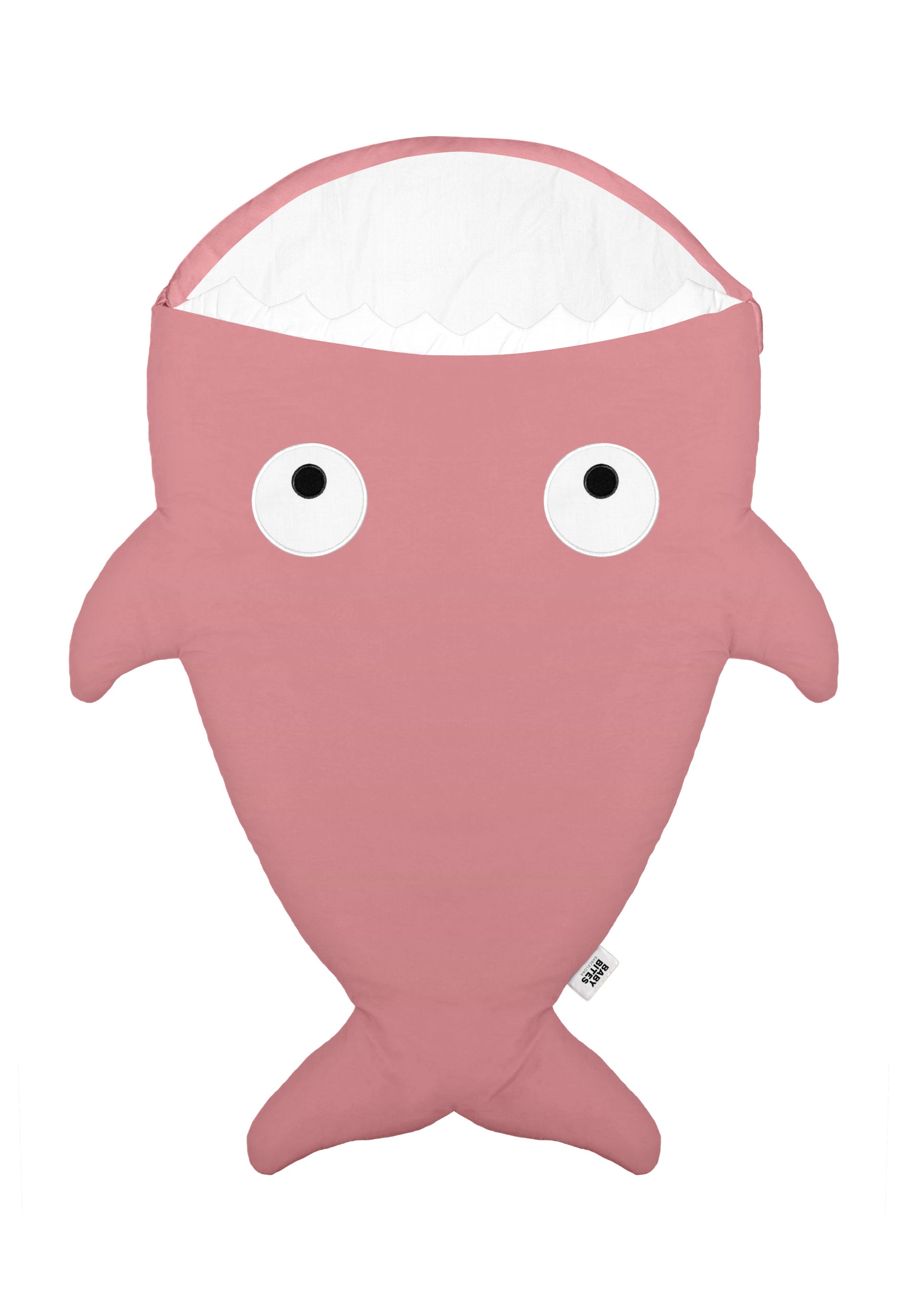 Saco Tiburón para recién nacido rosa
