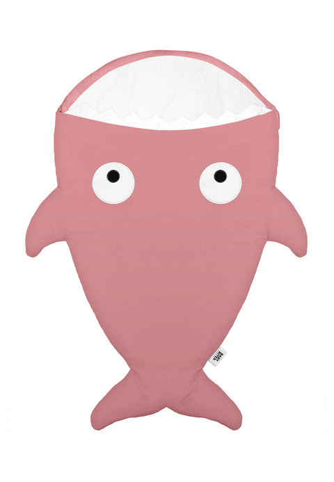 Saco Tiburón para recién nacido rosa