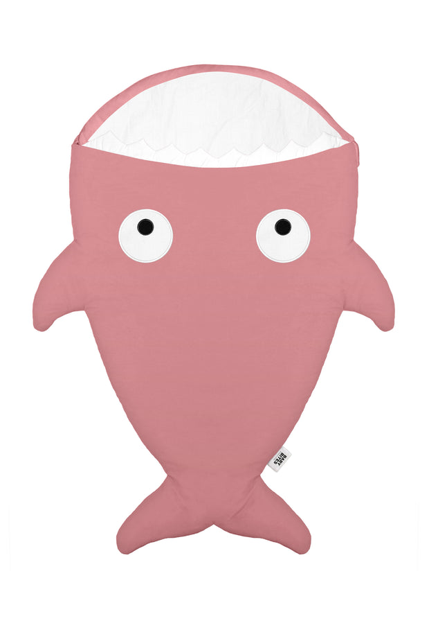 Saco Tiburón para recién nacido rosa