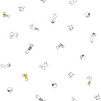 Muselina 100% algodón - Estampado funny teckel