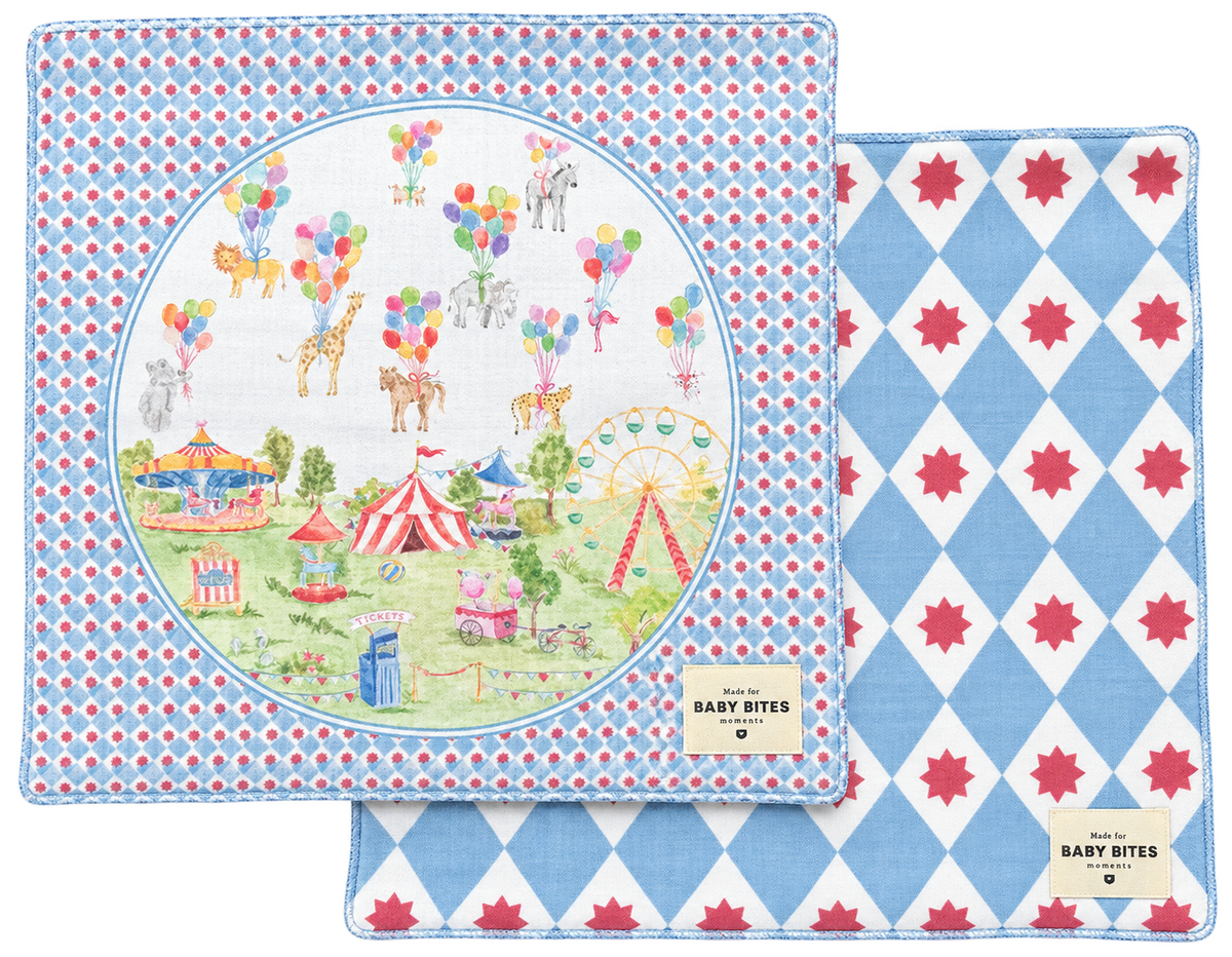 Circus Fair Burp Pack 2Pc