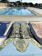 Crocodile towel