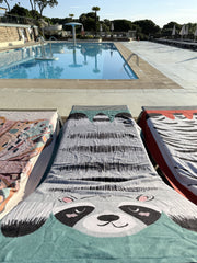Raccoon towel