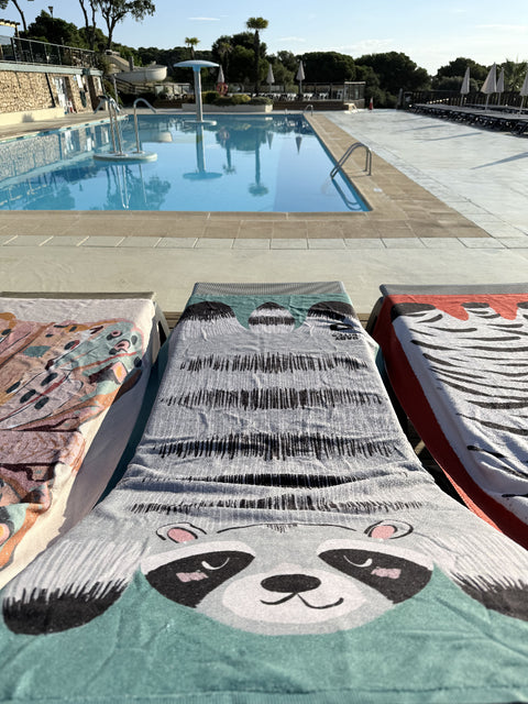 Raccoon towel