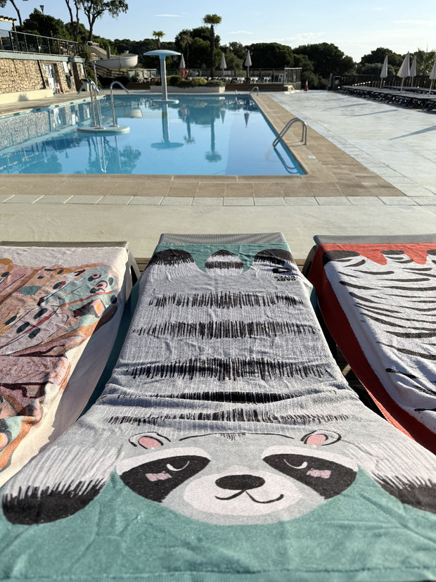 Raccoon towel