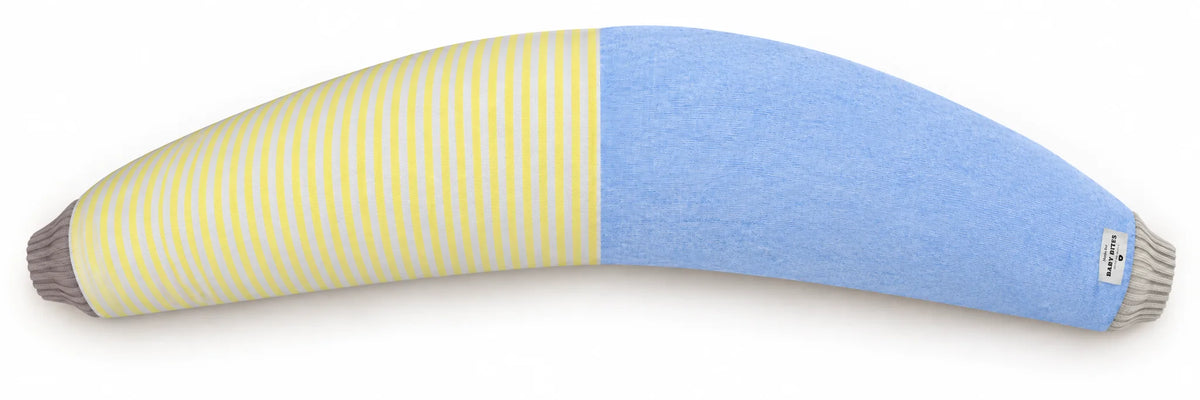 Cojín de Lactancia Baby Bites – Azul & Amarillo