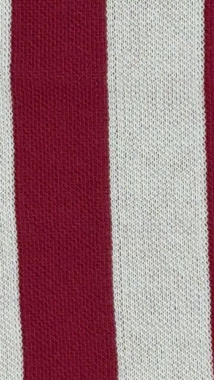 Circus blanket Red/White 100% Algodon