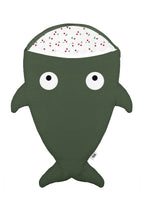 Shark Footmuff for babies - Kaki & Cherries