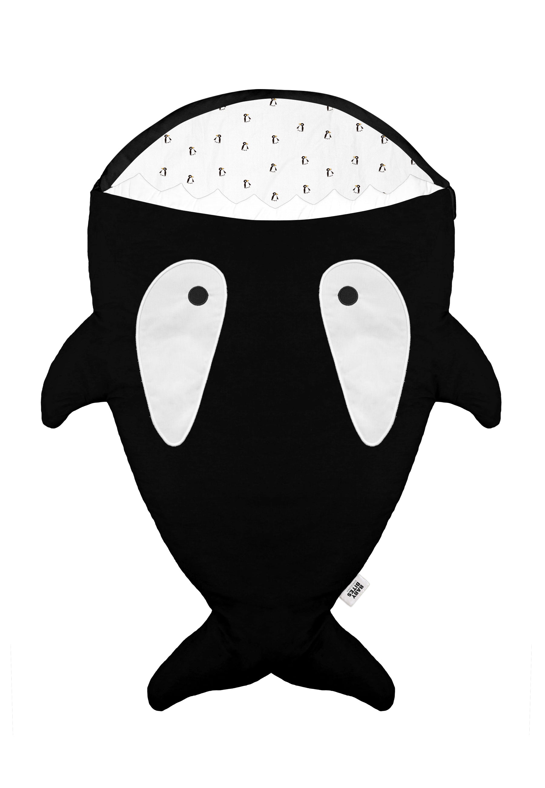 Saco Orca para bebé - Negro - Pingüinos AW25
