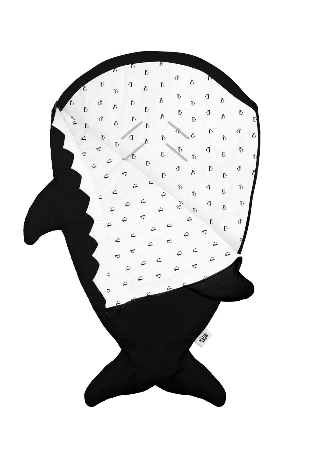 Saco Orca para bebé - Negro - Pingüinos AW25