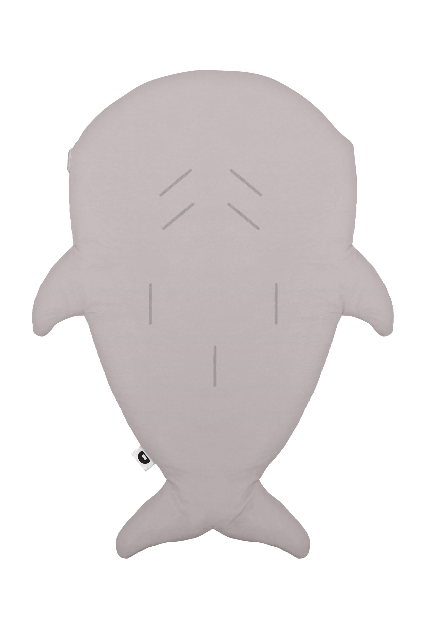 Saco Tiburón para bebé - Gris Piedra - Nubes azules