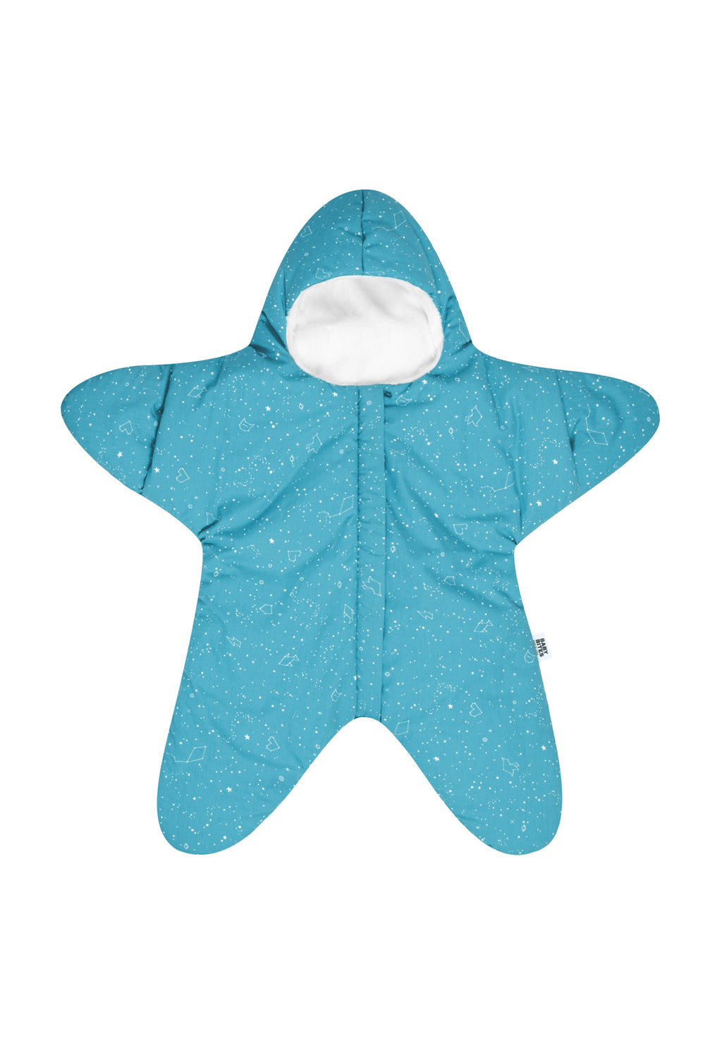 Star Overall for babies - Constellation pattern - Turquoise