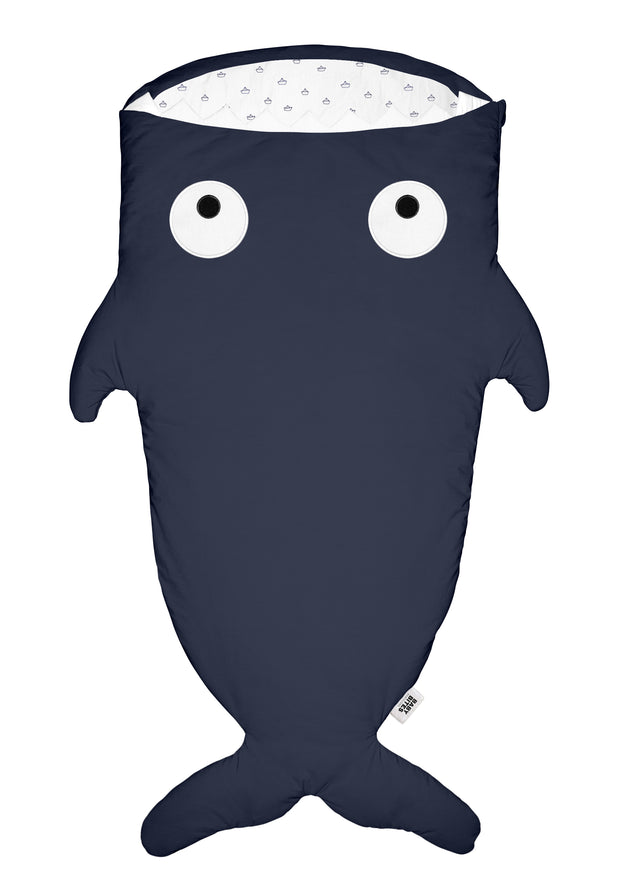 Saco Tiburón para niños Azul Marino -  Barcos Papel