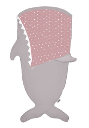 Saco Tiburón para niños Gris Piedra -  Nubes Rosas