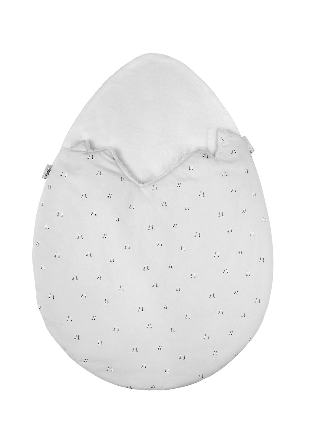 Egg sleeping bag for new borns - Chick legs pattern