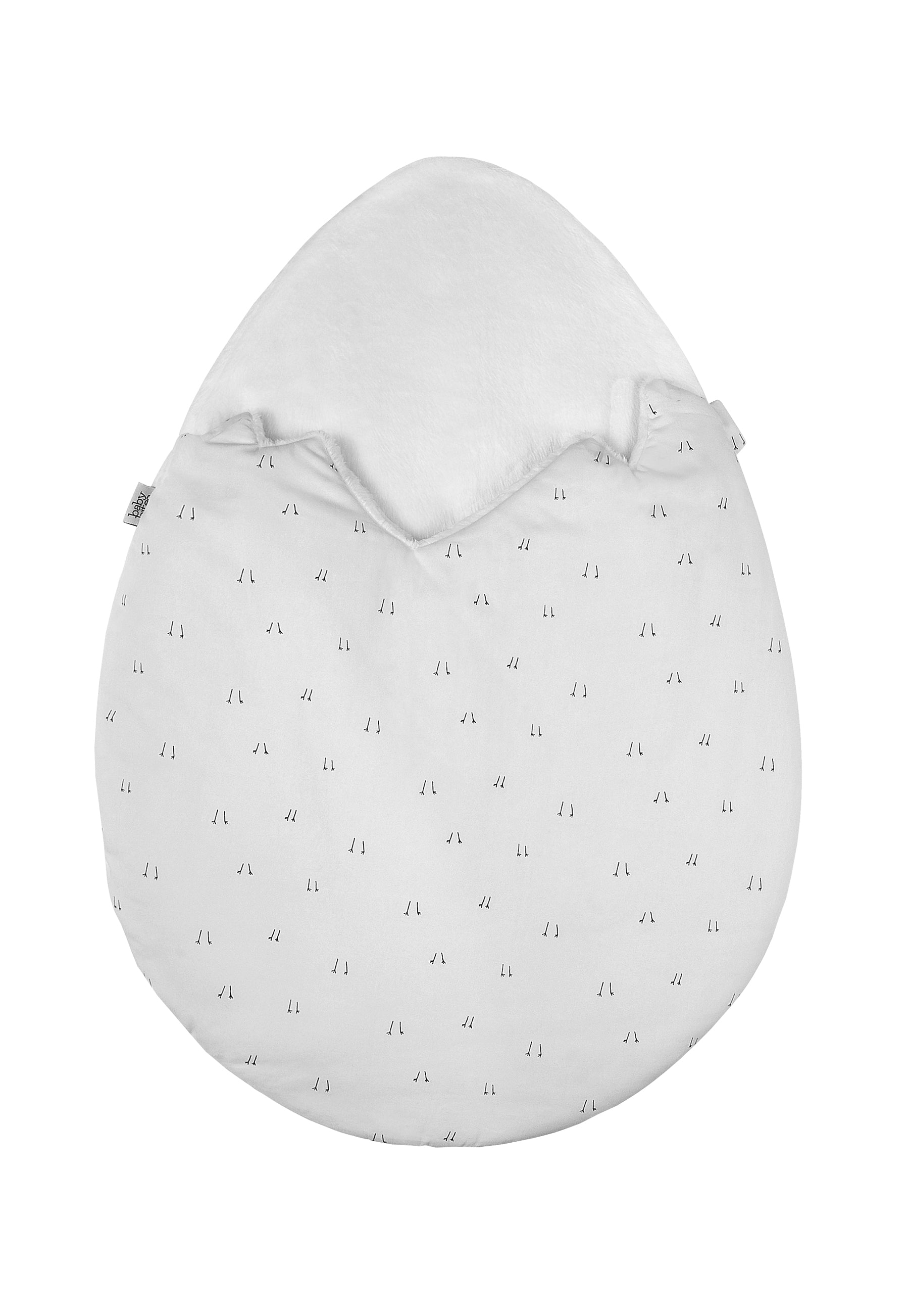 Egg sleeping bag for new borns - Chick legs pattern
