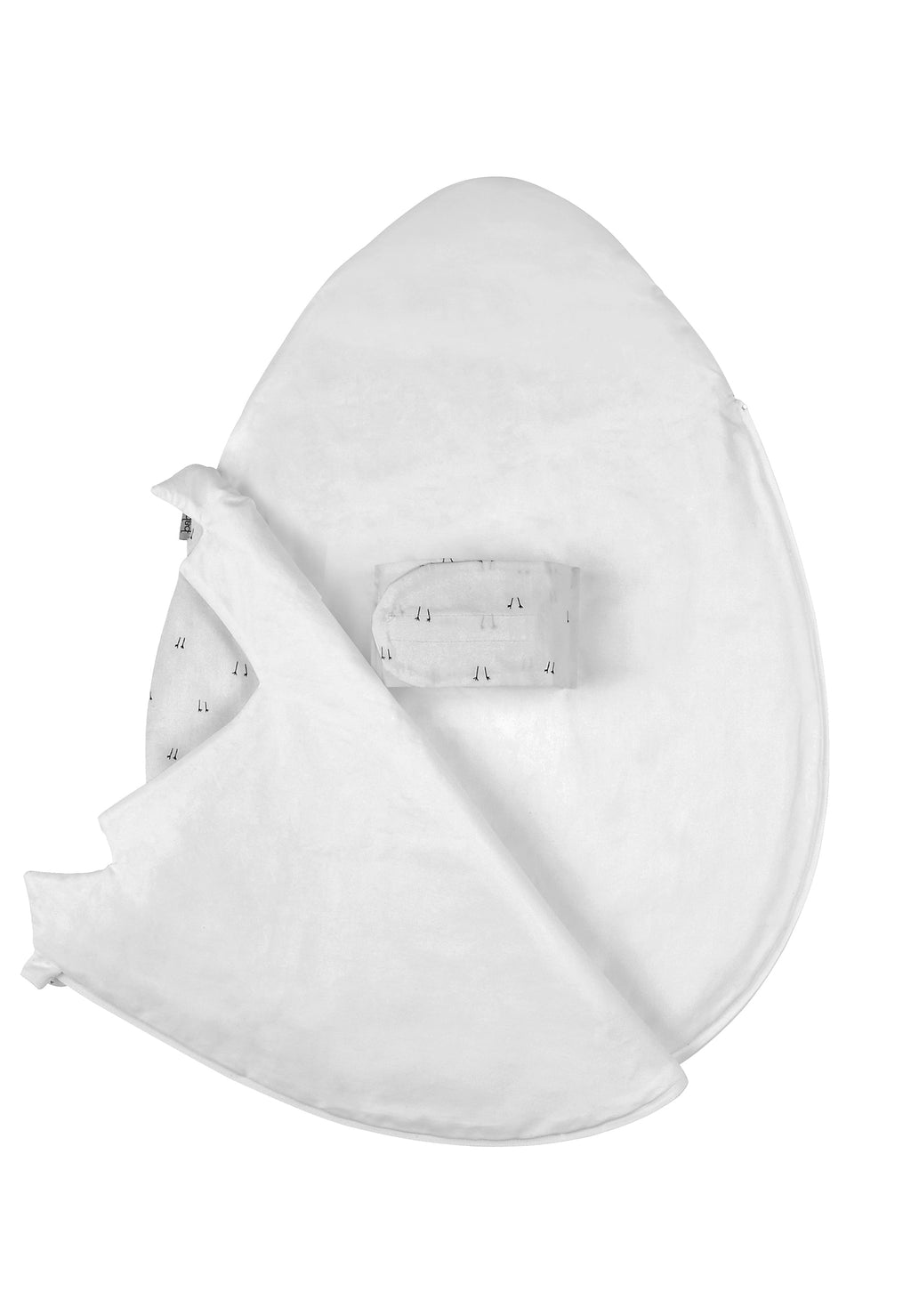 Egg sleeping bag for new borns - Chick legs pattern