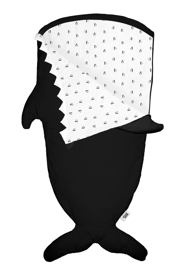Saco Tiburón para adultos Negro - Pingüinos