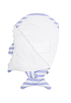 Shark Sleeping Bag for Newborns - Blue Stripes