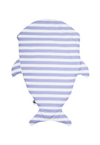Shark Sleeping Bag for Newborns - Blue Stripes