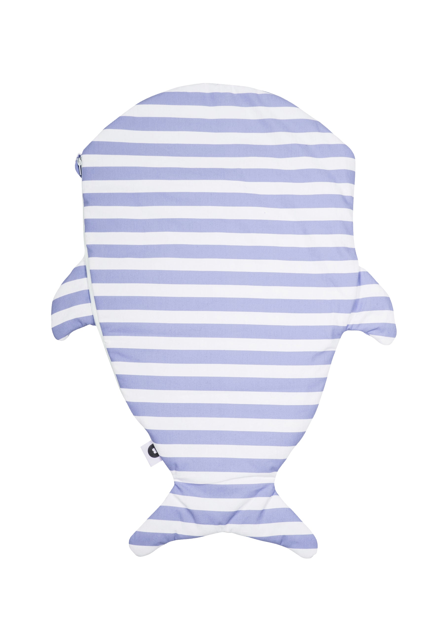 Shark Sleeping Bag for Newborns - Blue Stripes
