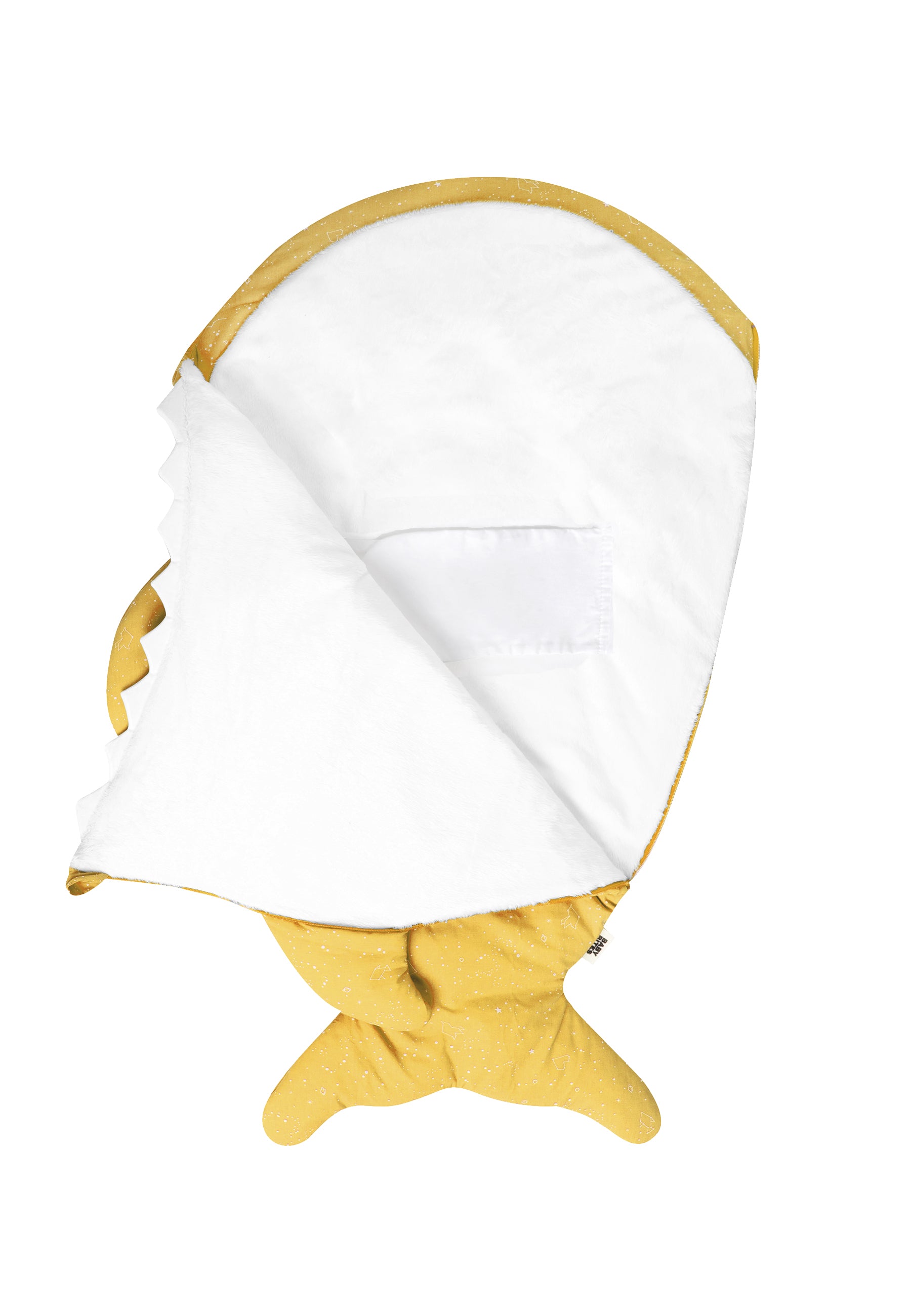 Yellow Shark sleeping bag for new borns - Constellations