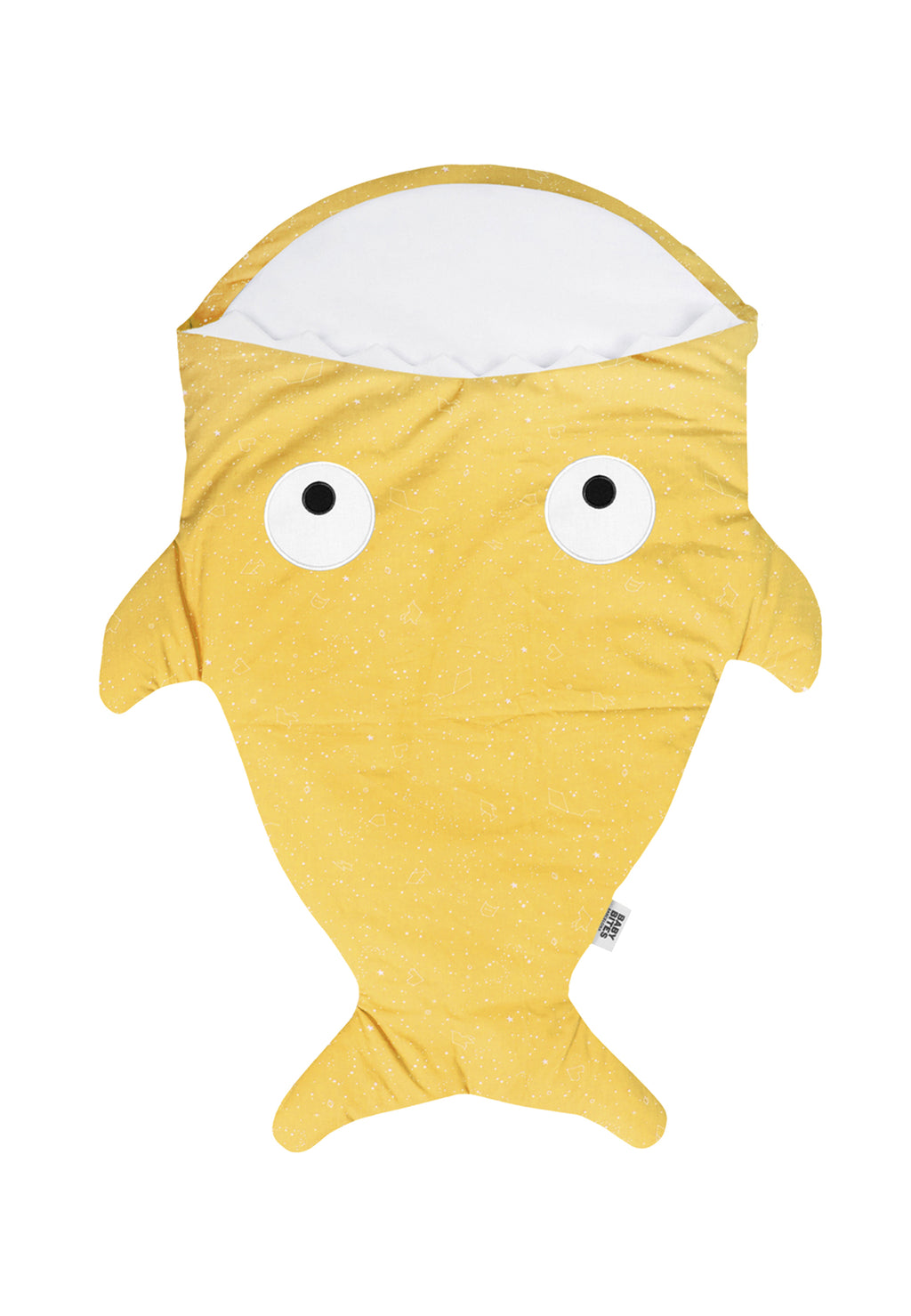 Yellow Shark sleeping bag for new borns - Constellations
