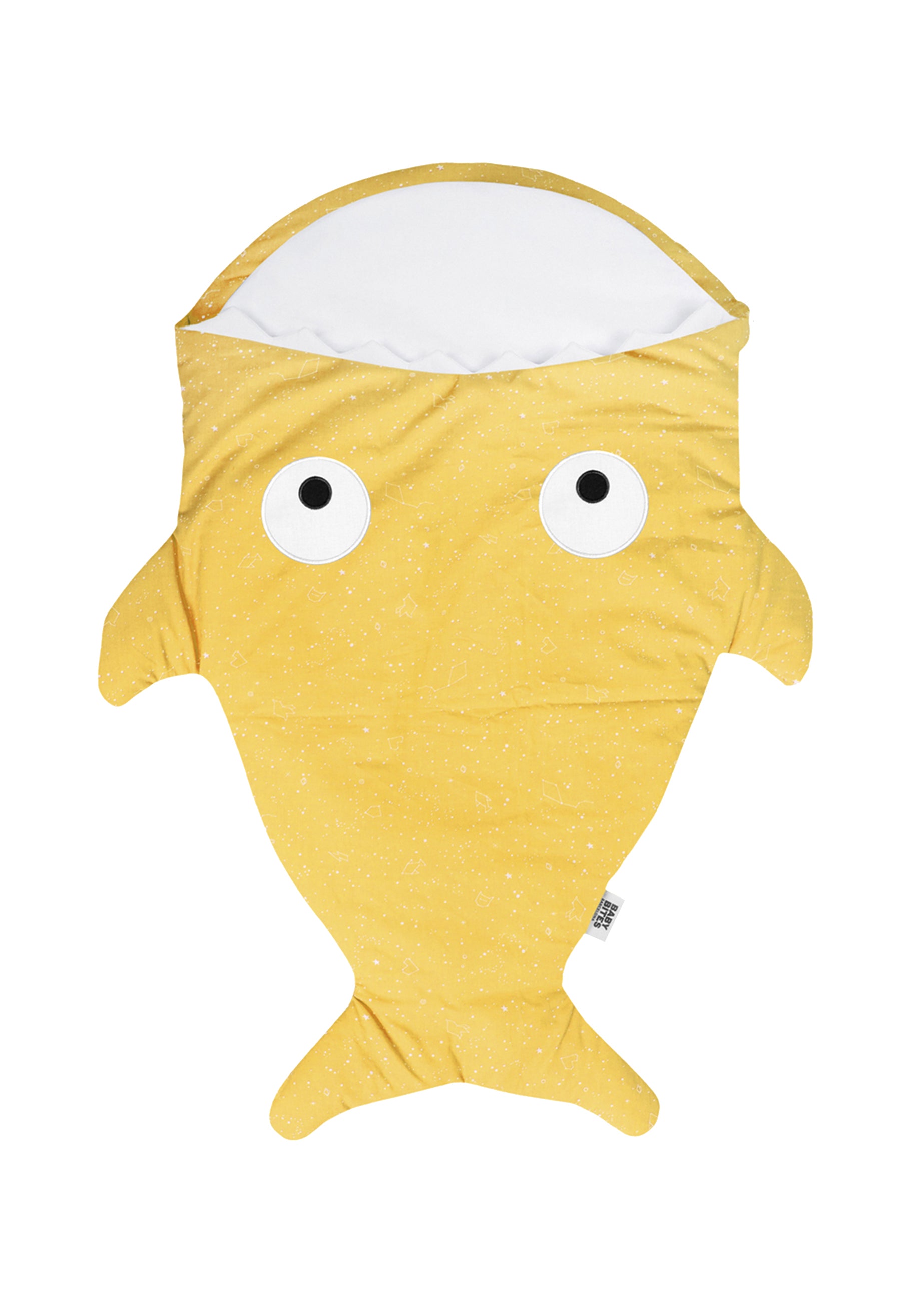 Yellow Shark sleeping bag for new borns - Constellations